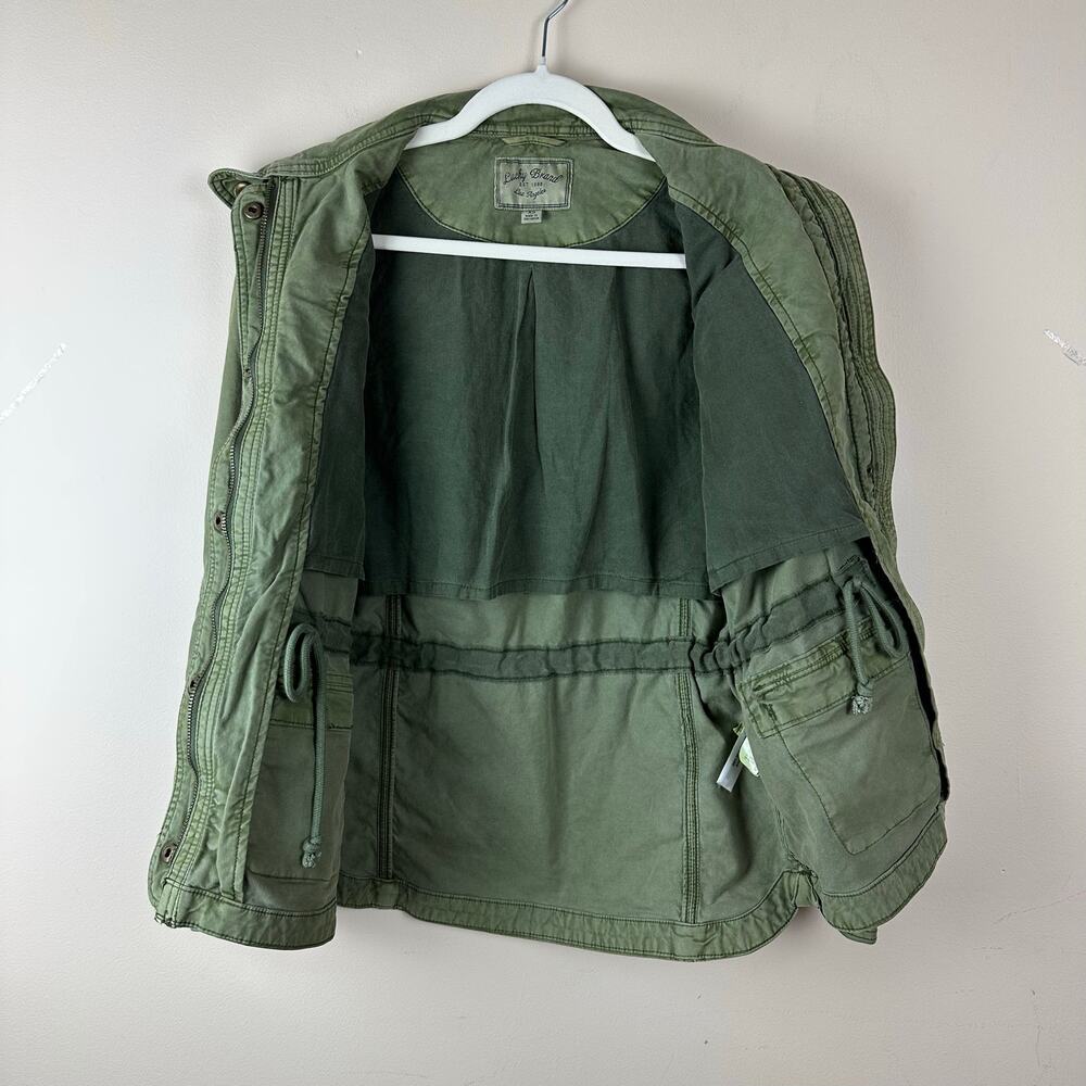 Lucky Brand Utility Jacket Womens Size XS Military Cargo Gorpcore Safari Outdoor - Picture 8 of 14